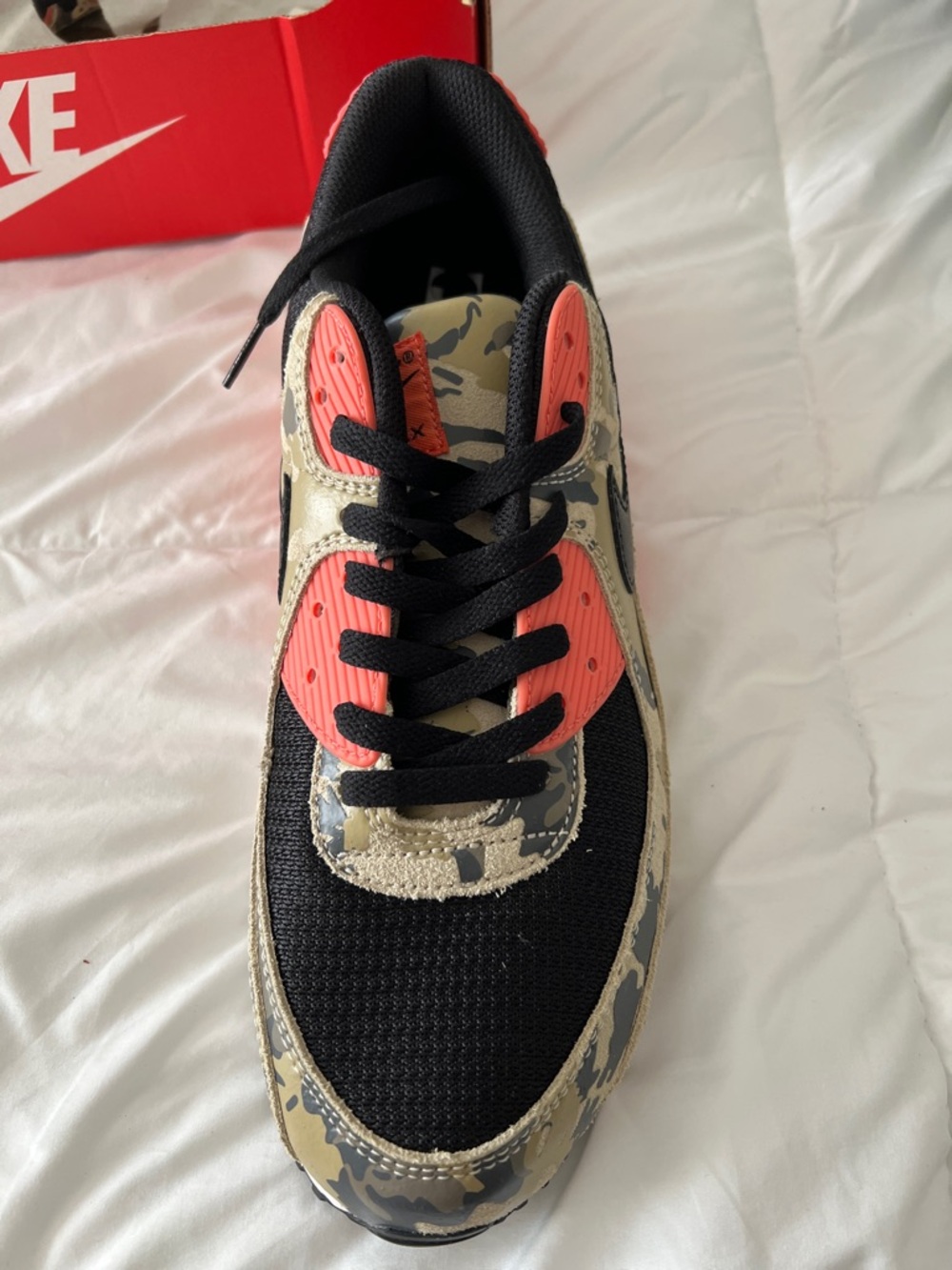 Nike Air Max 90 Duck Camo Magic Ember(Coral/Orange) size 11 - Picture 2 of 3